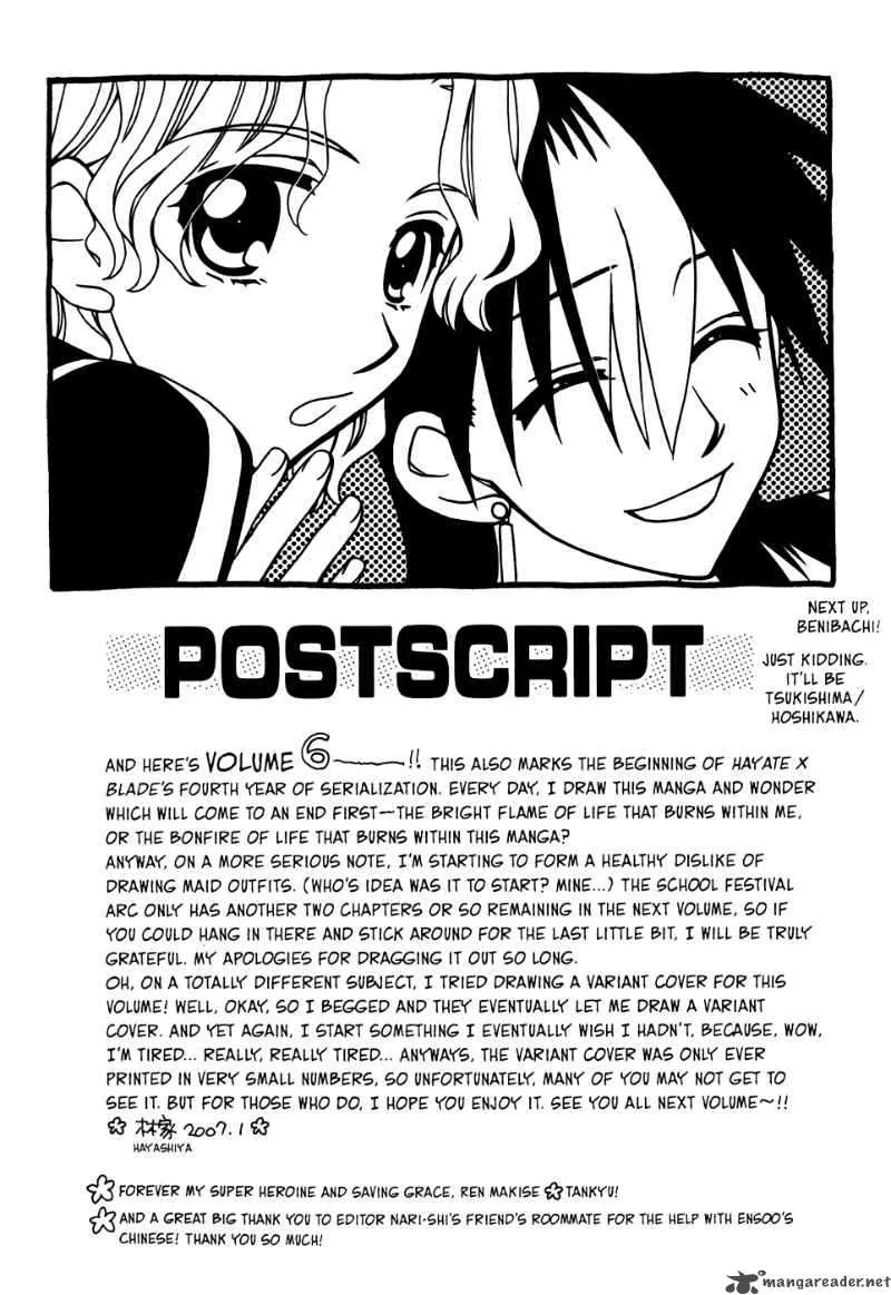 Hayate x Blade Chapter 36 page 30