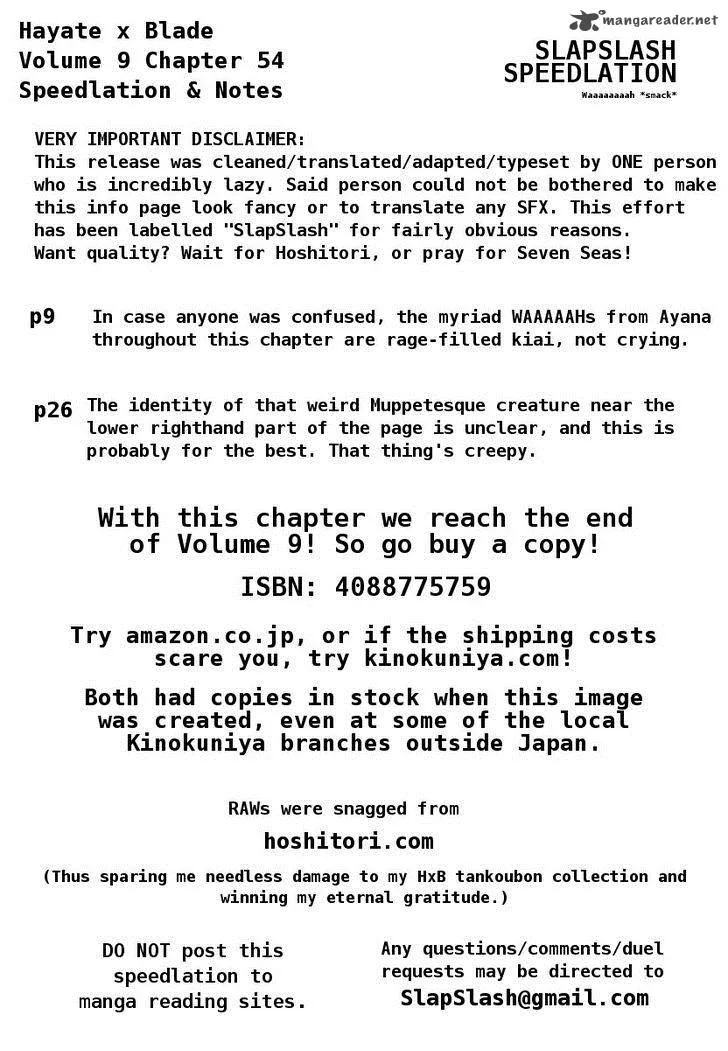 Hayate x Blade Chapter 54 page 24