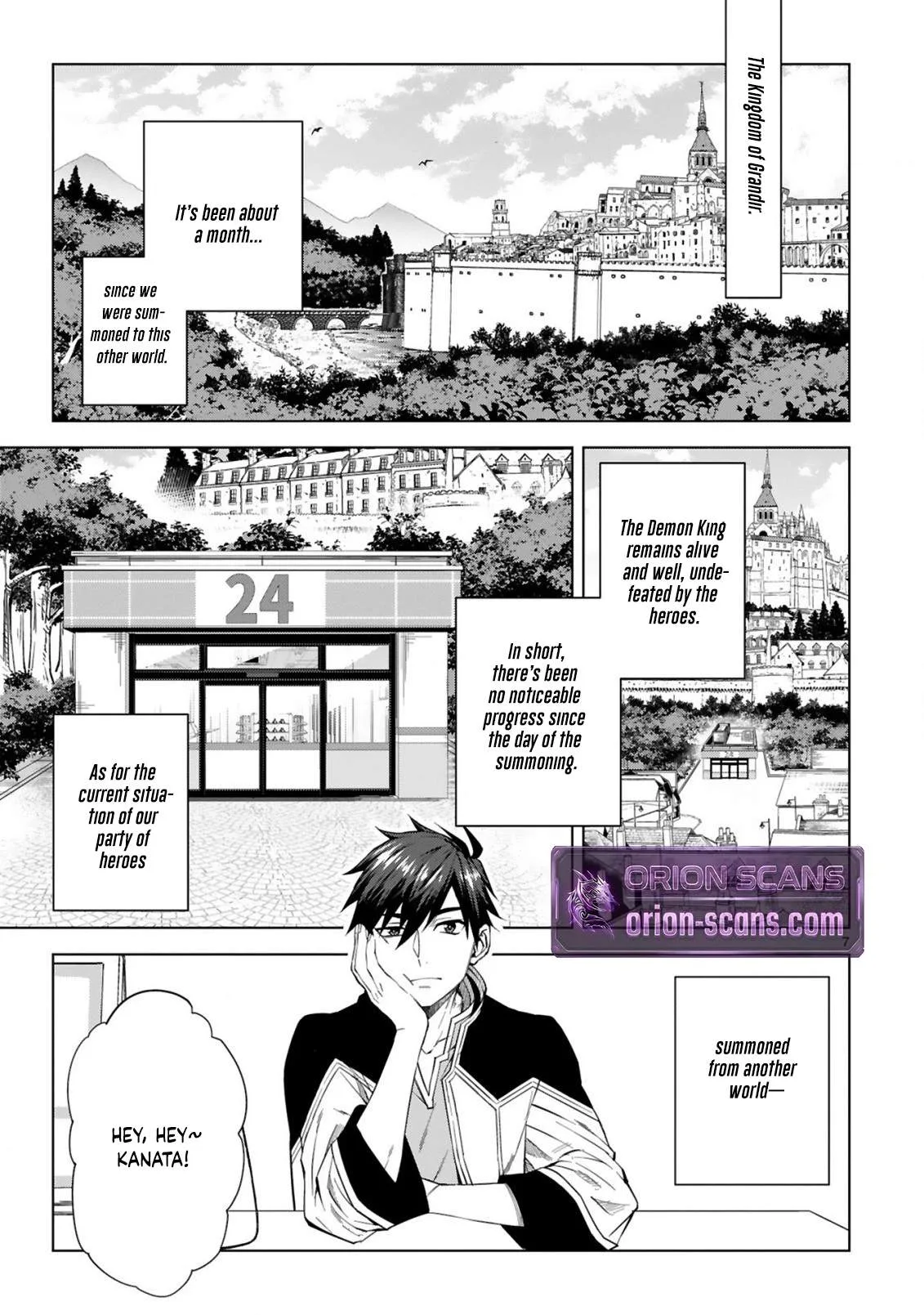 Hazure Skill "Konbini" de Saikyou no Yuusha ni Nariagaru! - Isekai de Konbini Seikatsu wo Mankitsu Shitsutsu, Ore no Tsuihou shita Classmate wo Mikaeu Koto ni shimashita Chapter 1 page 8