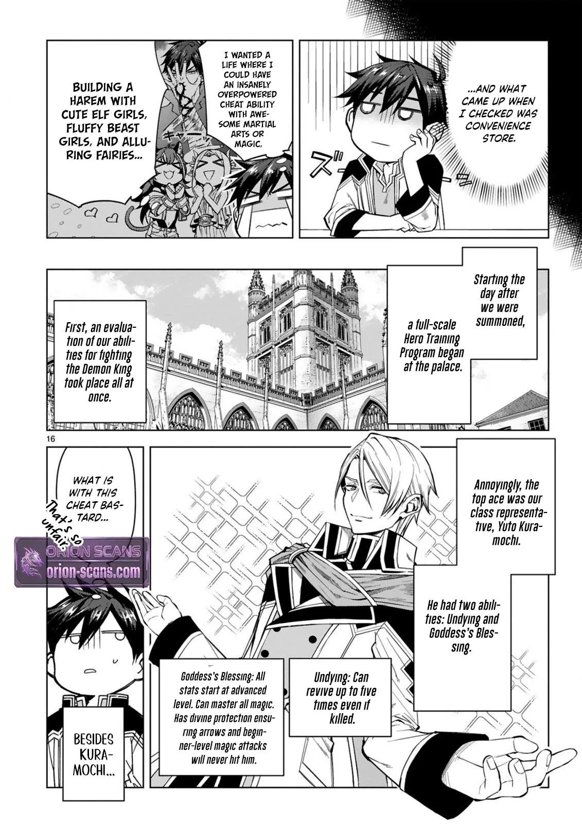 Hazure Skill "Konbini" de Saikyou no Yuusha ni Nariagaru! - Isekai de Konbini Seikatsu wo Mankitsu Shitsutsu, Ore no Tsuihou shita Classmate wo Mikaeu Koto ni shimashita Chapter 1 page 17