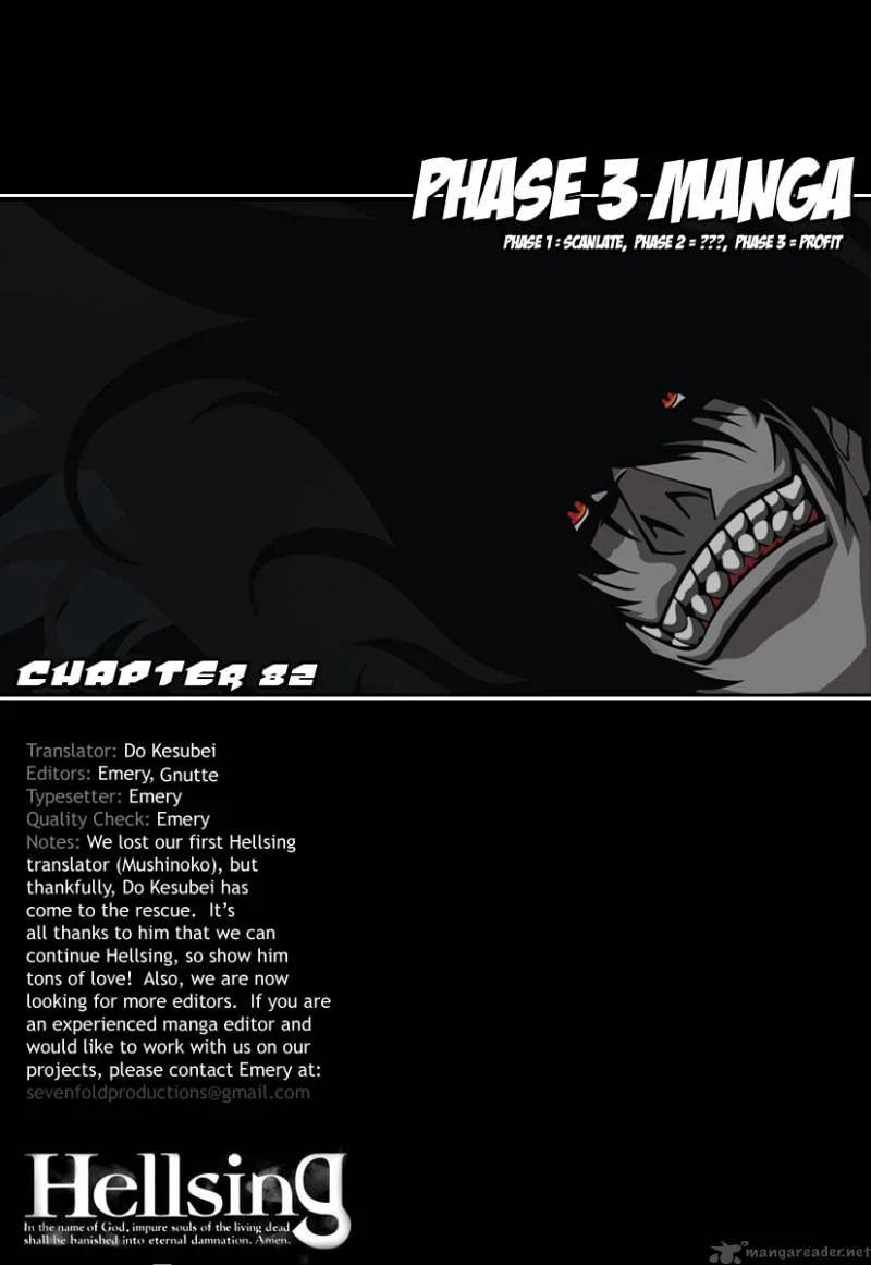 Hellsing Chapter 82 page 1
