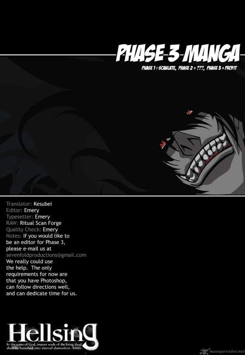 Hellsing Chapter 84 page 1