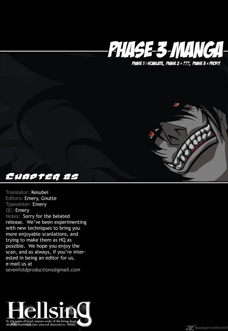 Hellsing Chapter 85 page 1