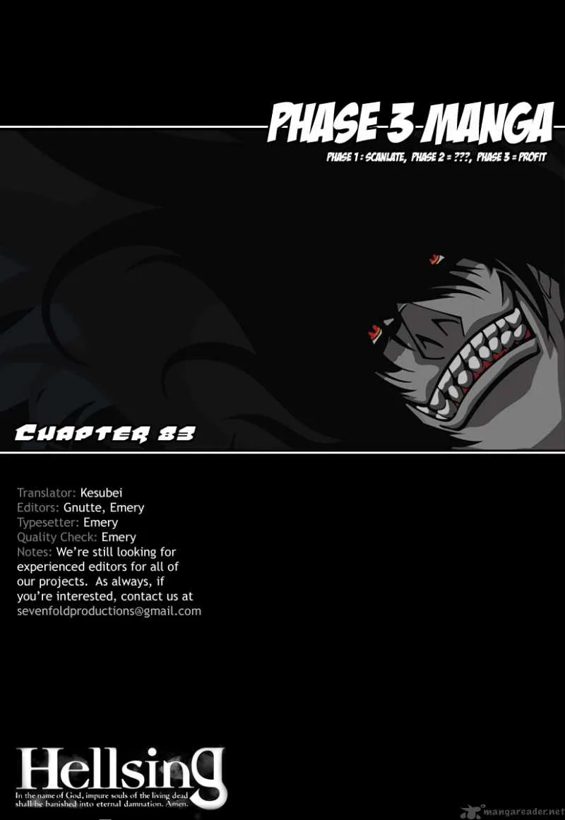 Hellsing Chapter 87 page 1