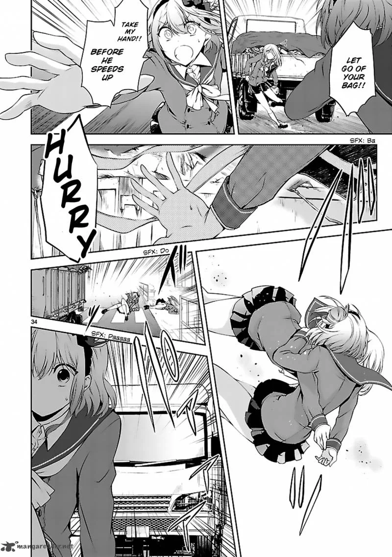 Hensokukei Quadrangle Chapter 7 page 36