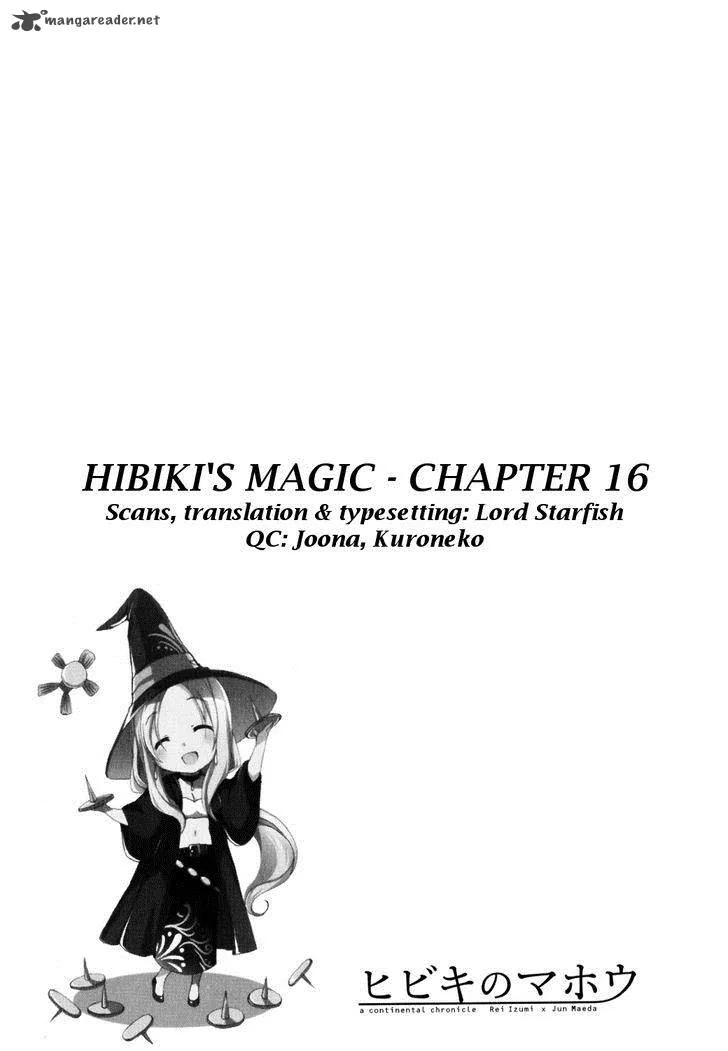 Hibiki no Mahou Chapter 16 page 34