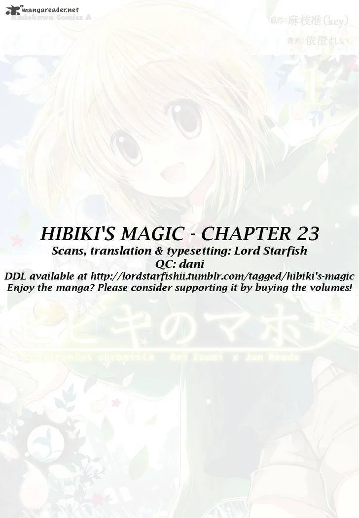 Hibiki no Mahou Chapter 23 page 30