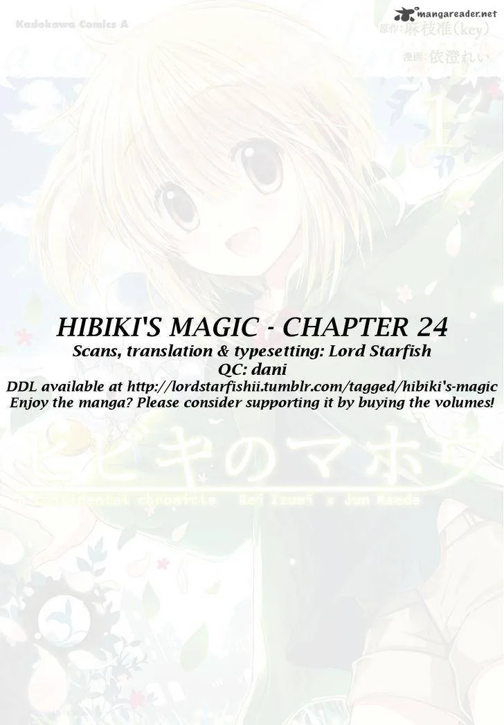 Hibiki no Mahou Chapter 24 page 35