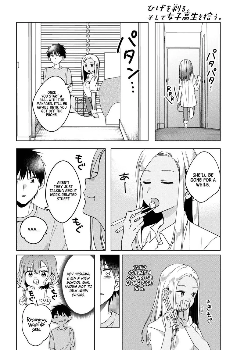 Hige Wo Soru. Soshite Joshikosei Wo Hirou. Chapter 12 page 10