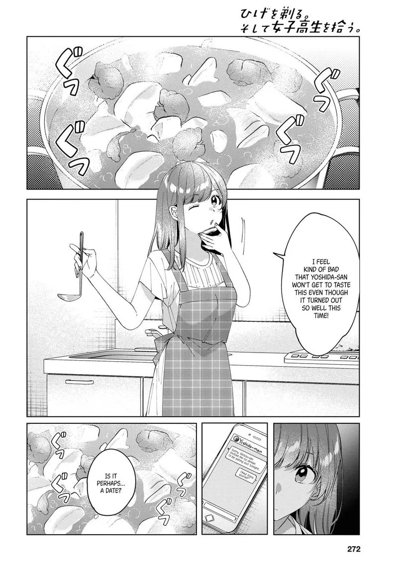 Hige Wo Soru. Soshite Joshikosei Wo Hirou. Chapter 13 page 22