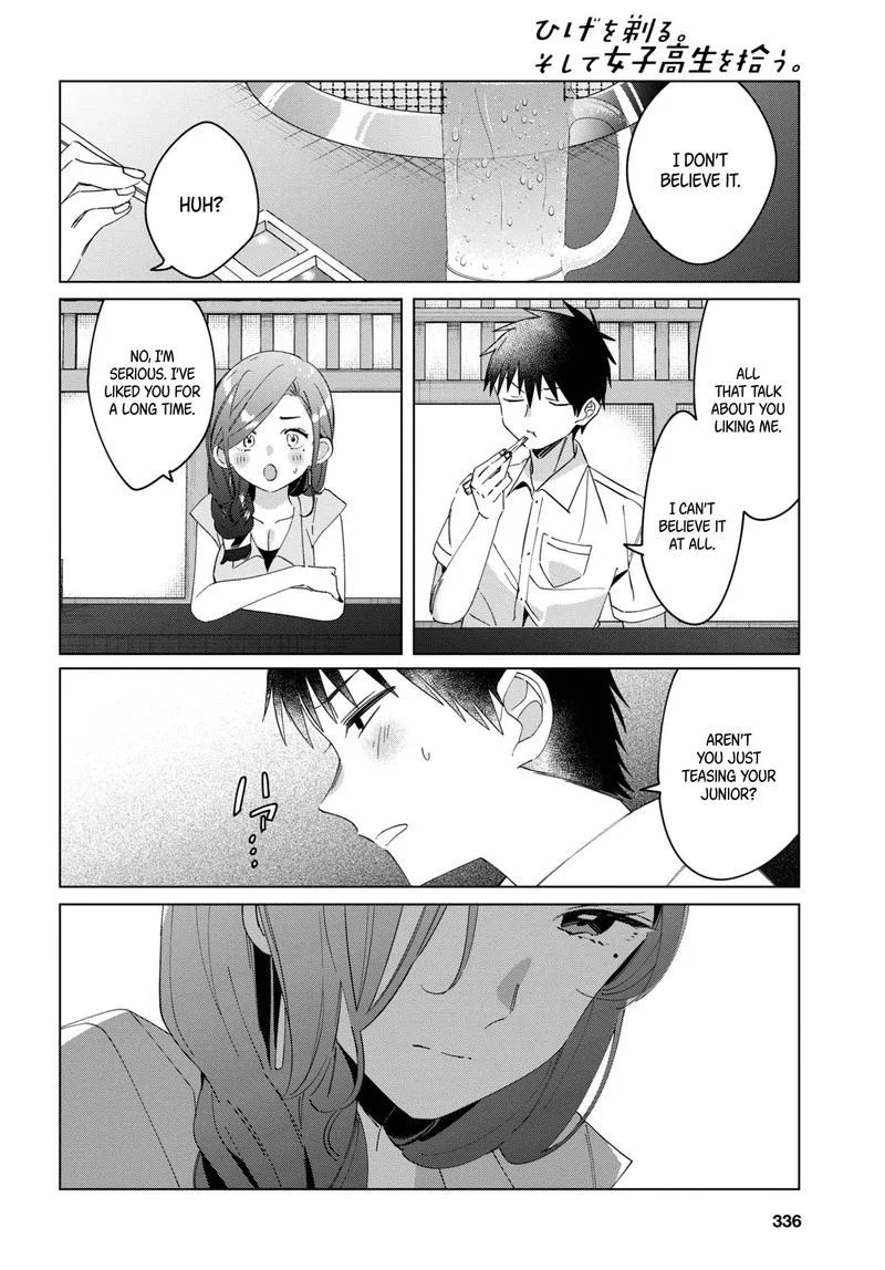 Hige Wo Soru. Soshite Joshikosei Wo Hirou. Chapter 14 page 12