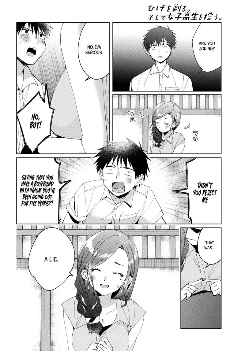 Hige Wo Soru. Soshite Joshikosei Wo Hirou. Chapter 14 page 6