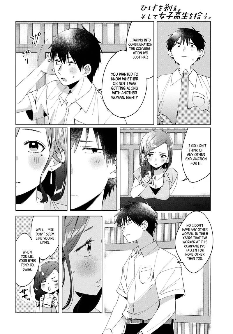 Hige Wo Soru. Soshite Joshikosei Wo Hirou. Chapter 14 page 24