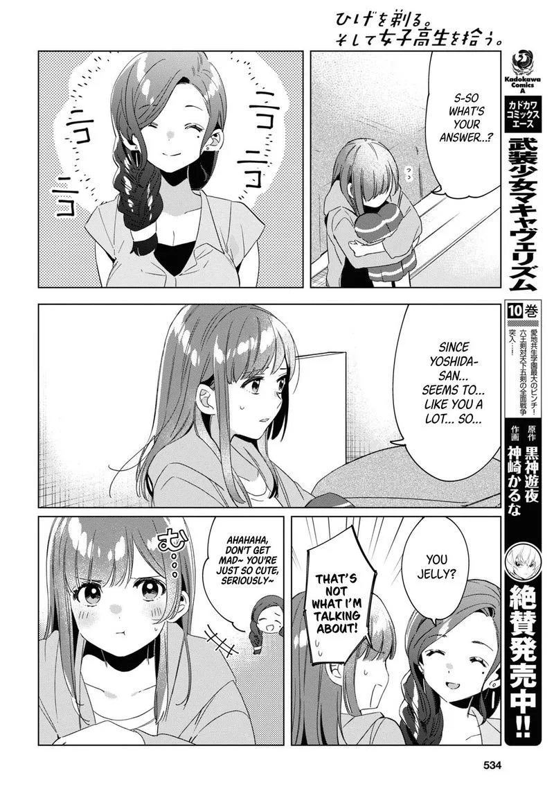 Hige Wo Soru. Soshite Joshikosei Wo Hirou. Chapter 16 page 28
