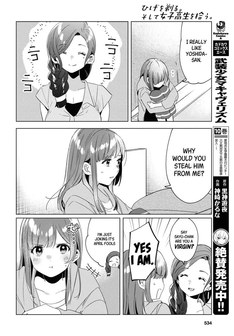 Hige Wo Soru. Soshite Joshikosei Wo Hirou. Chapter 16 page 41