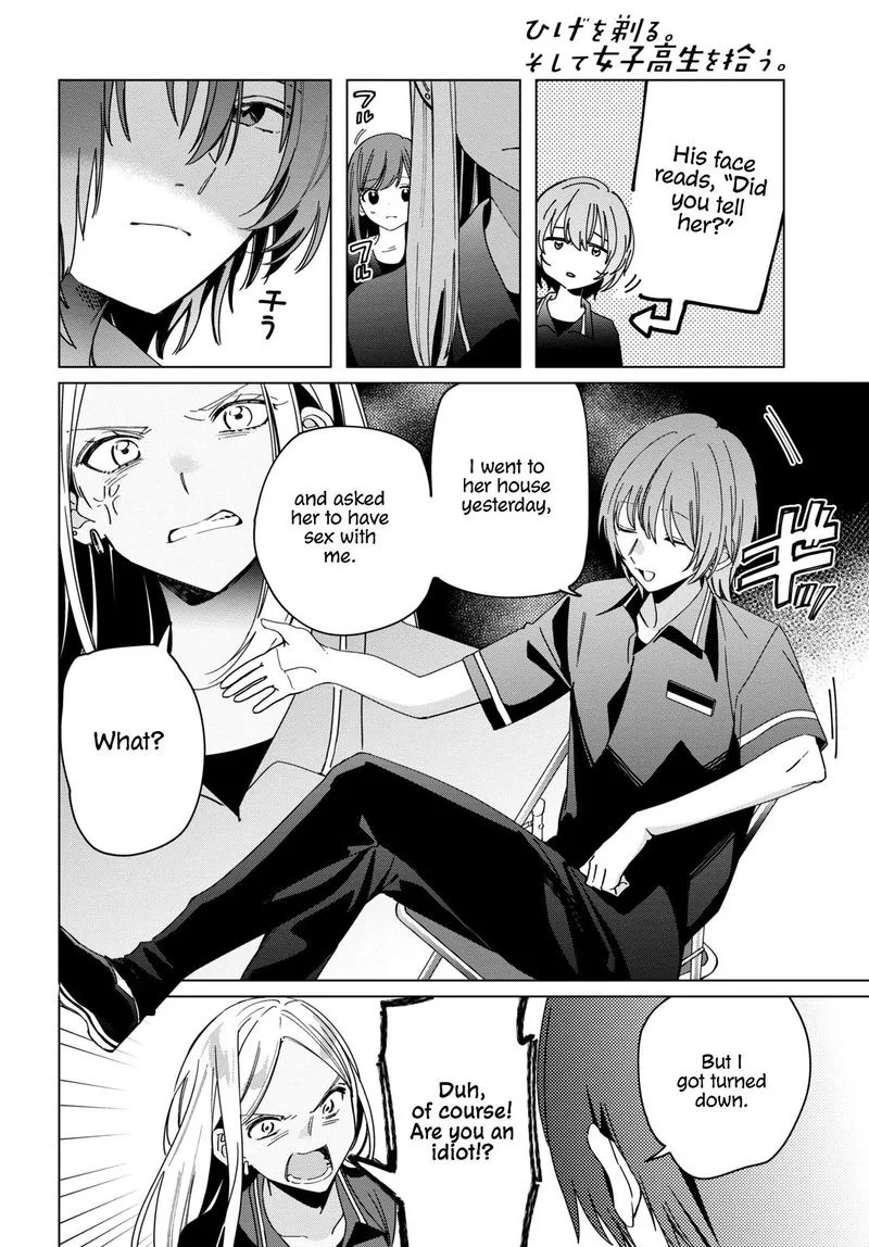 Hige Wo Soru. Soshite Joshikosei Wo Hirou. Chapter 24 page 6
