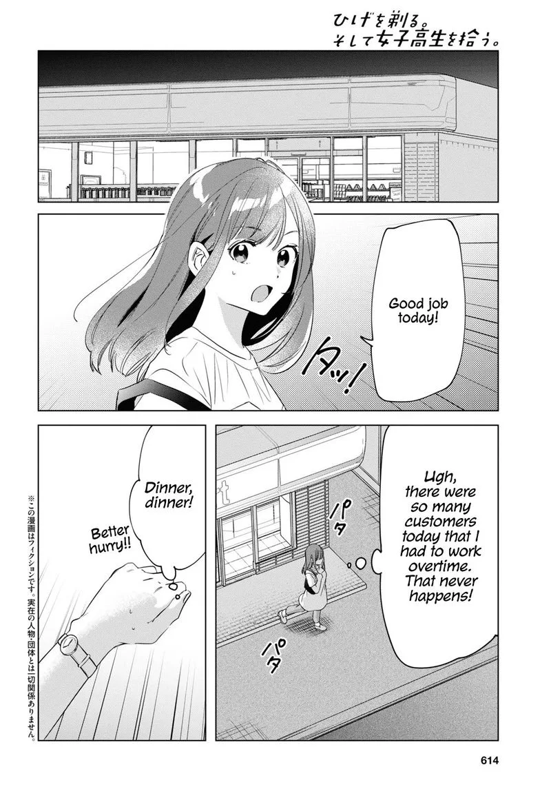 Hige Wo Soru. Soshite Joshikosei Wo Hirou. Chapter 25 page 2