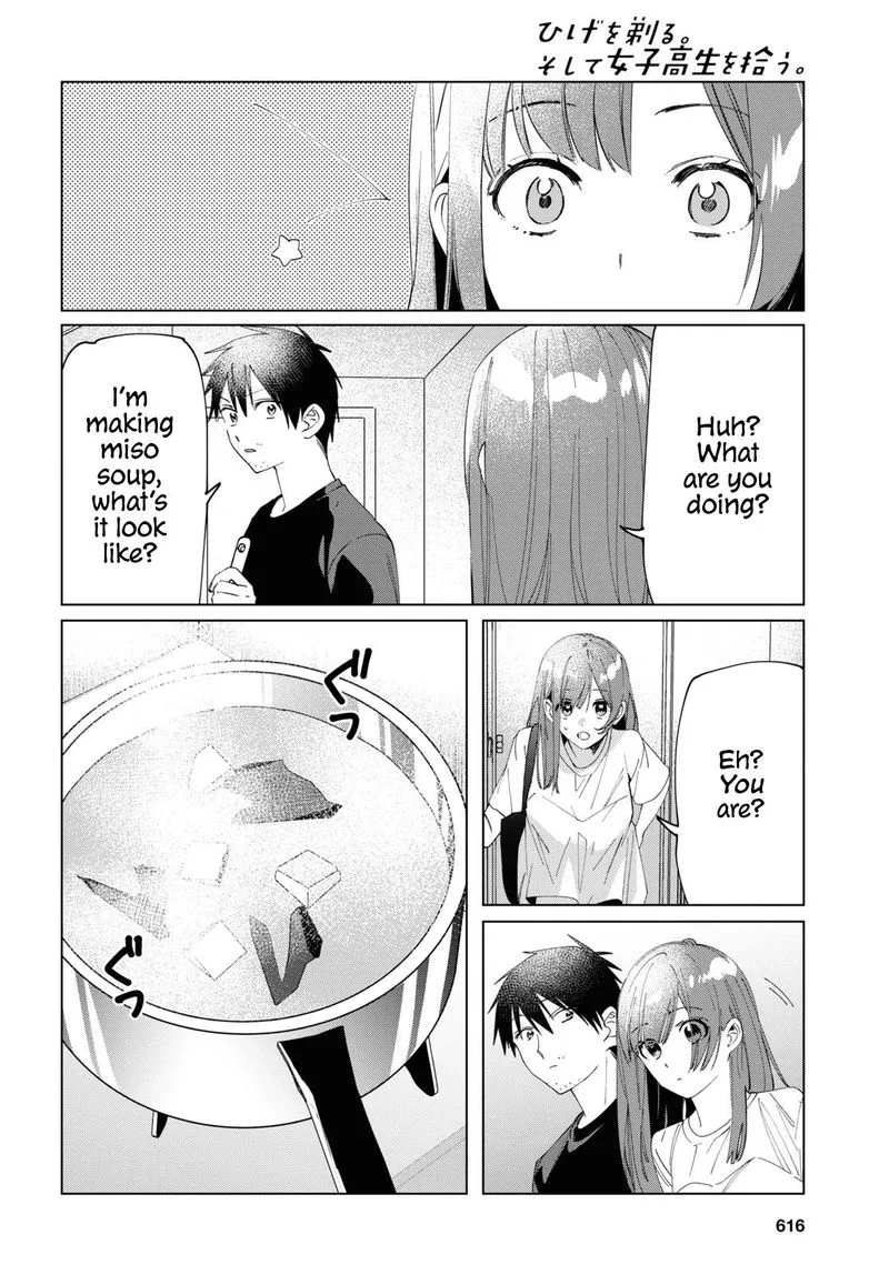 Hige Wo Soru. Soshite Joshikosei Wo Hirou. Chapter 25 page 4