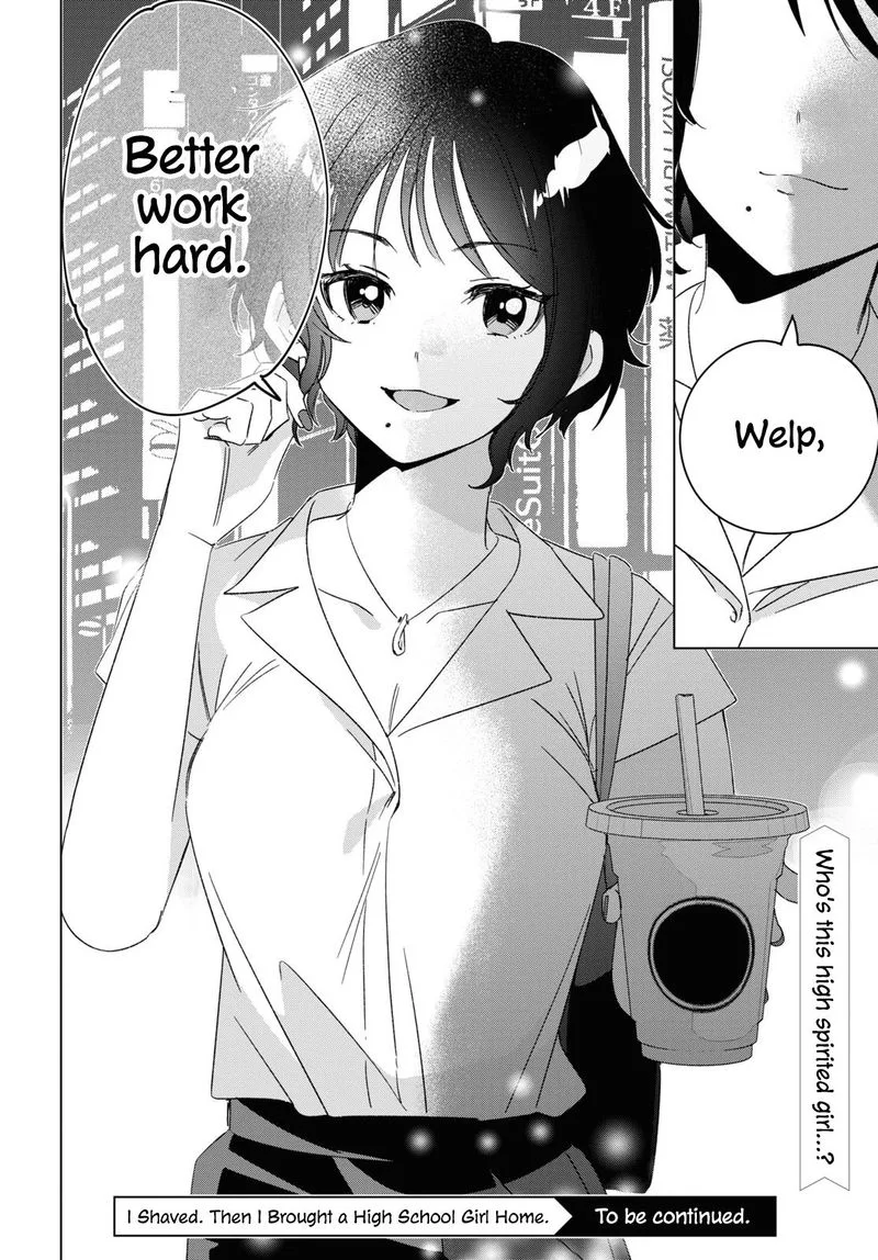 Hige Wo Soru. Soshite Joshikosei Wo Hirou. Chapter 25 page 34