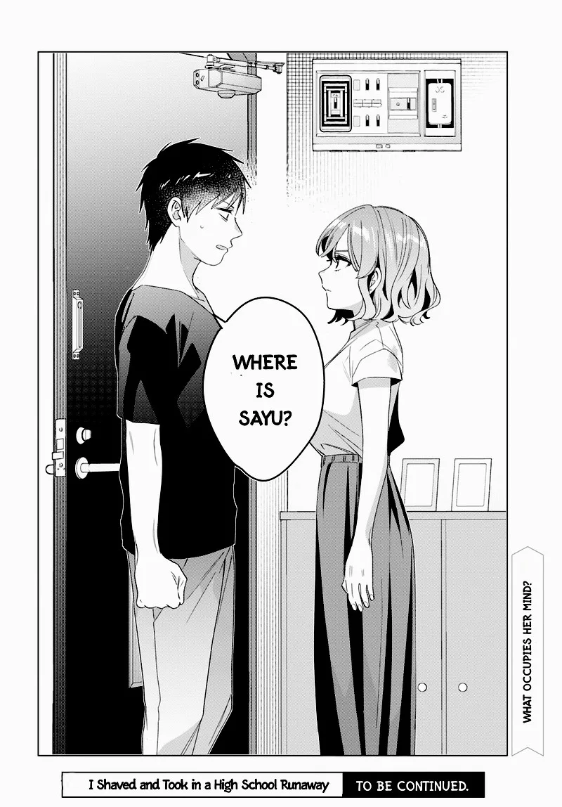 Hige Wo Soru. Soshite Joshikosei Wo Hirou. Chapter 38 page 36