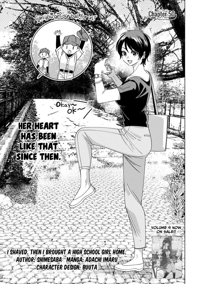Hige Wo Soru. Soshite Joshikosei Wo Hirou. Chapter 50 page 1