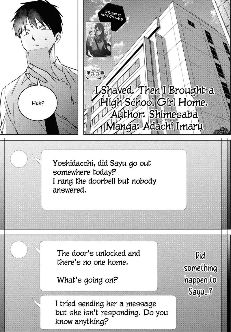 Hige Wo Soru. Soshite Joshikosei Wo Hirou. Chapter 55 page 2