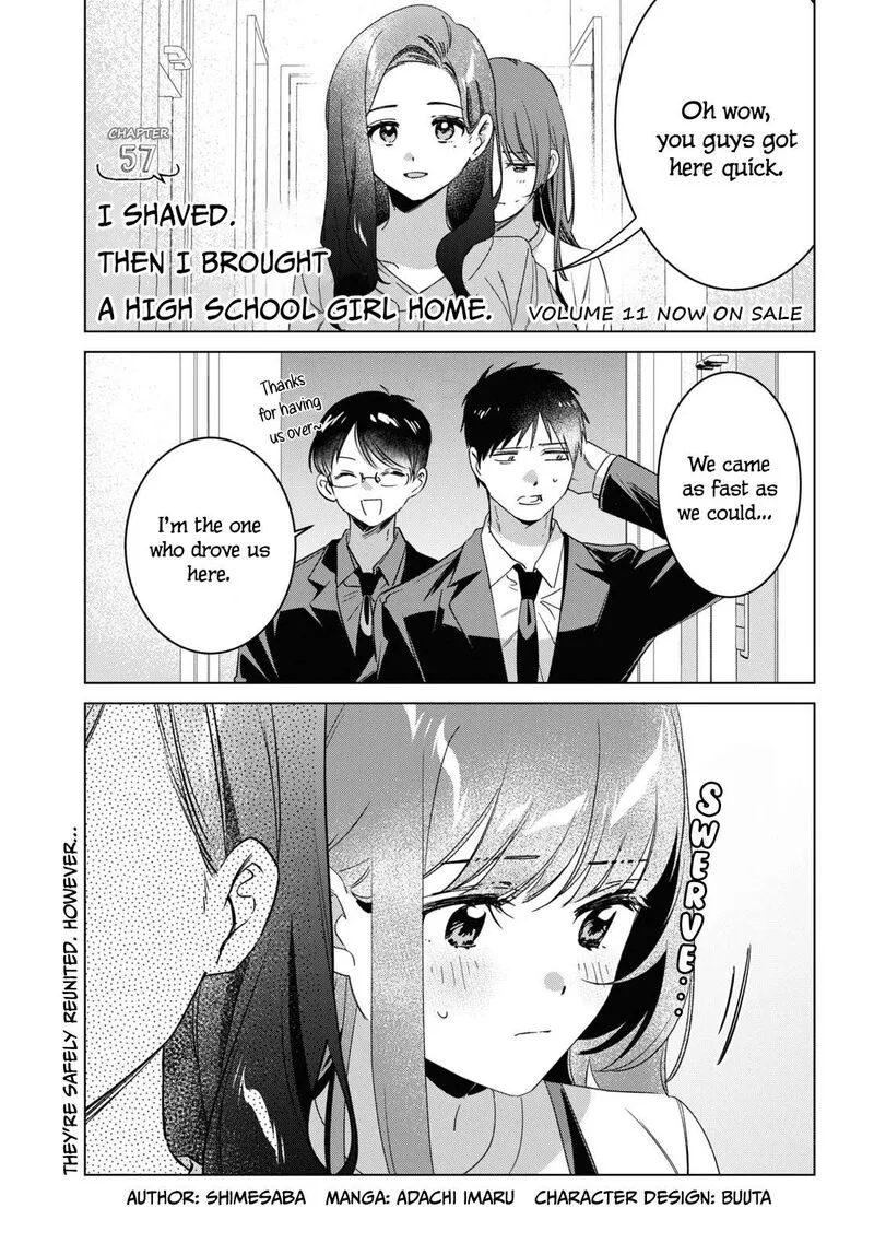 Hige Wo Soru. Soshite Joshikosei Wo Hirou. Chapter 57 page 3