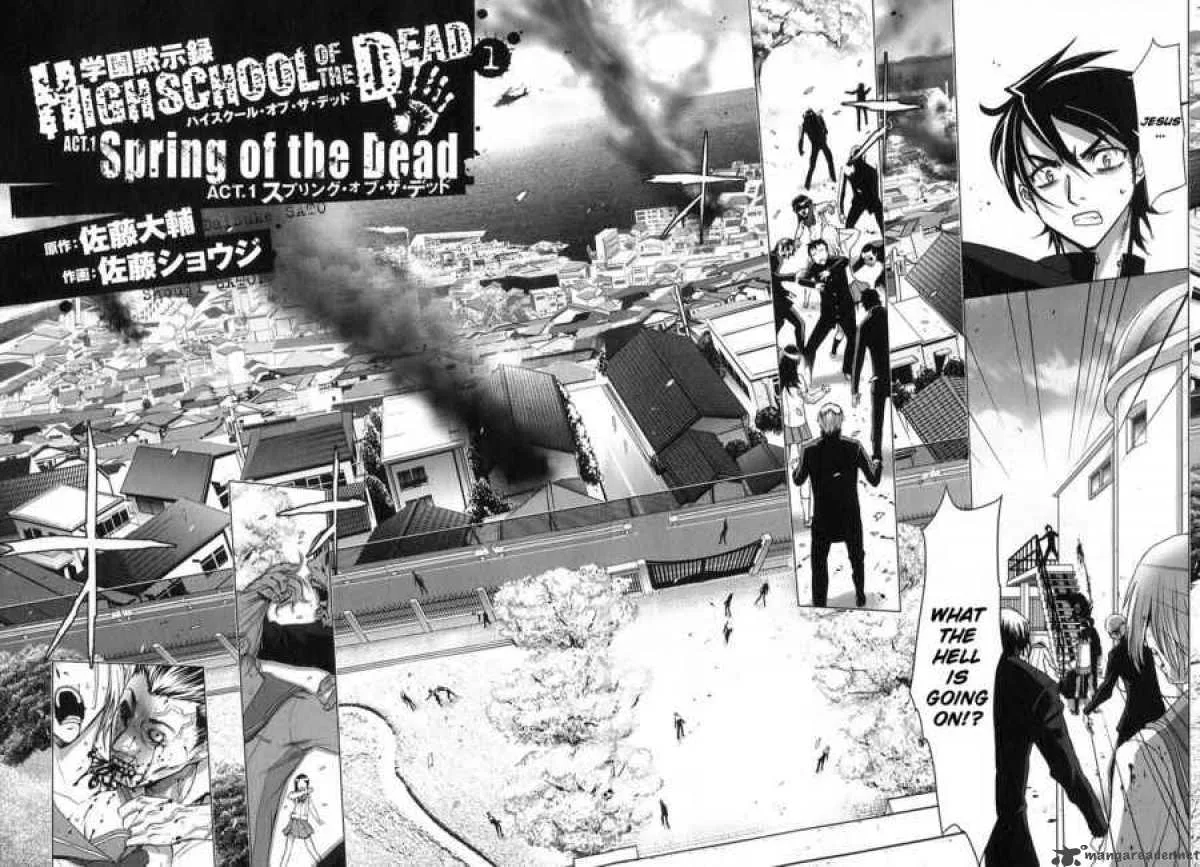 High School of the Dead Chapter 1 page 10