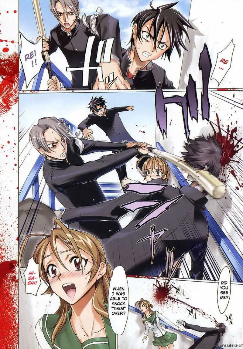 High School of the Dead Chapter 1 page 8