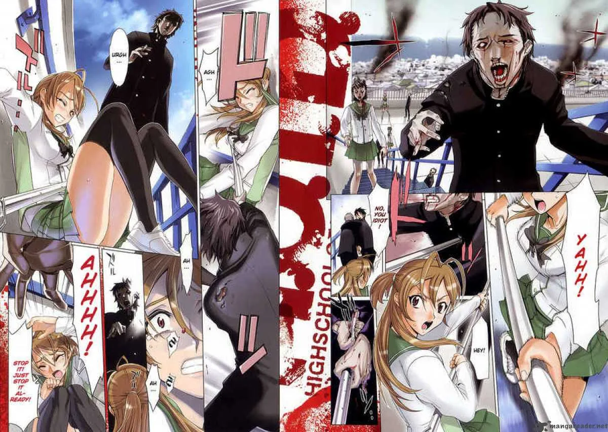 High School of the Dead Chapter 1 page 7
