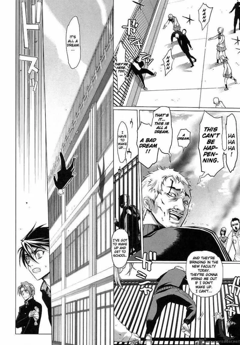 High School of the Dead Chapter 1 page 19