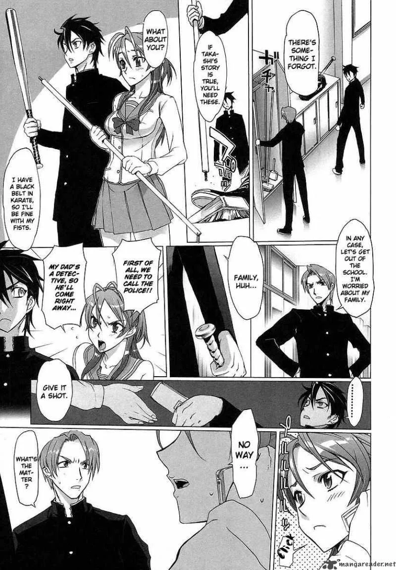 High School of the Dead Chapter 1 page 36