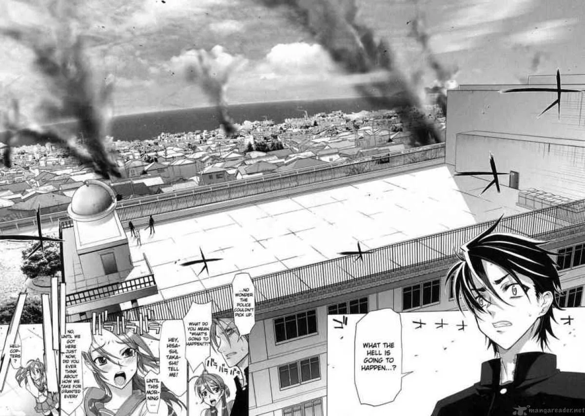 High School of the Dead Chapter 1 page 52