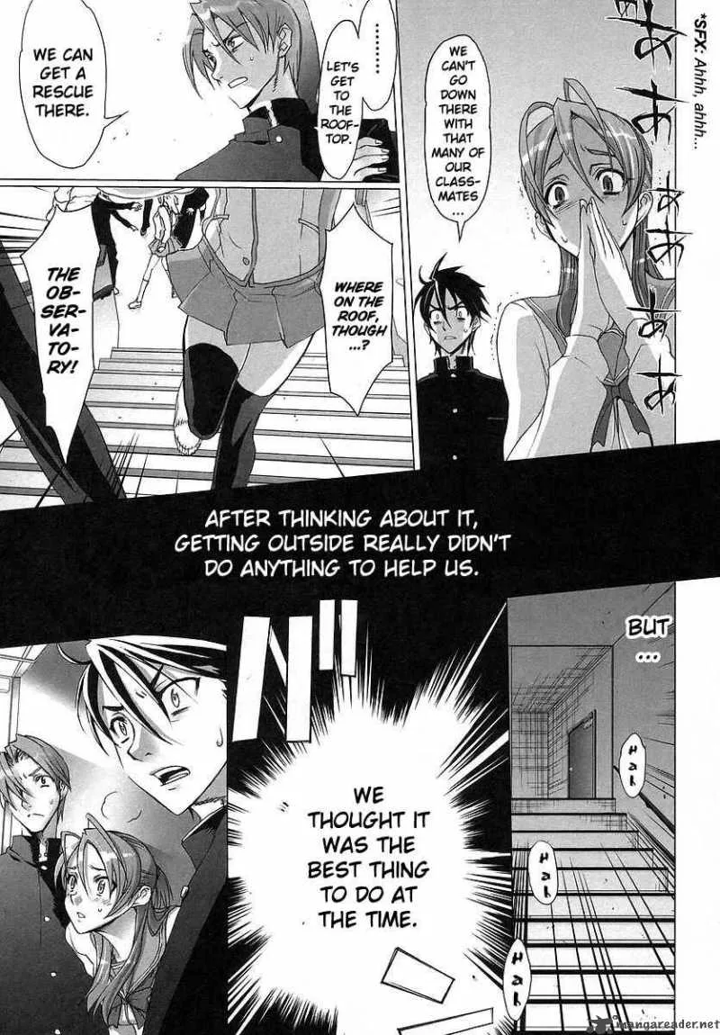 High School of the Dead Chapter 1 page 51