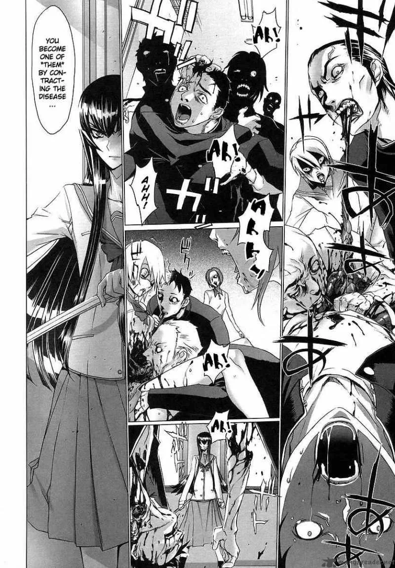 High School of the Dead Chapter 1 page 56
