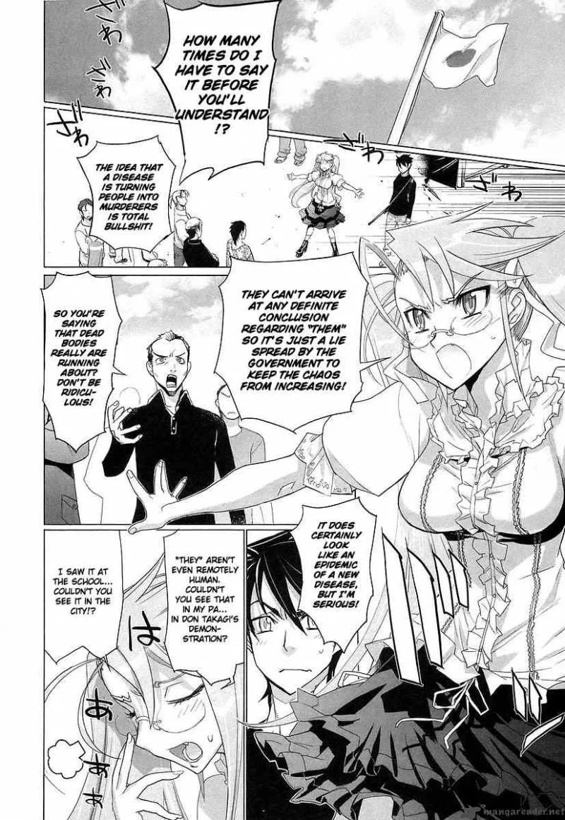 High School of the Dead Chapter 12 page 17