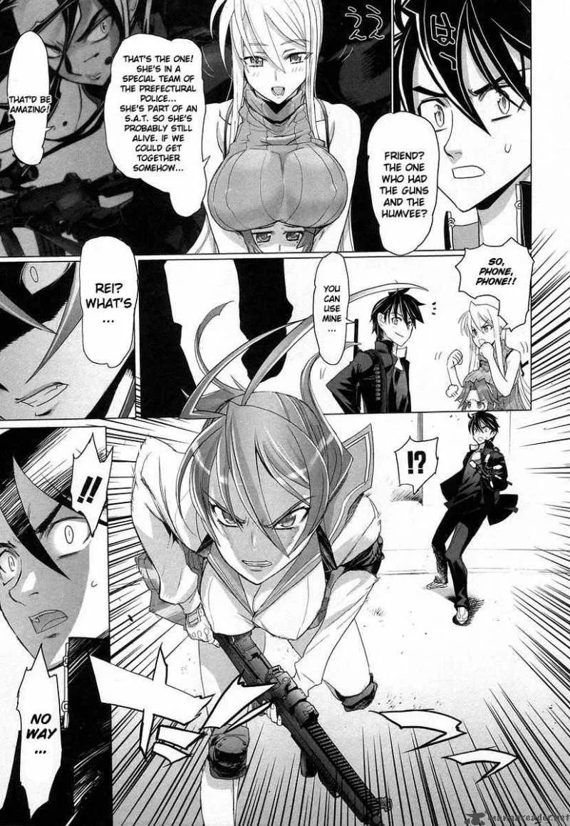 High School of the Dead Chapter 14 page 15
