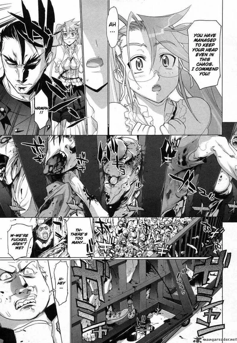 High School of the Dead Chapter 15 page 14