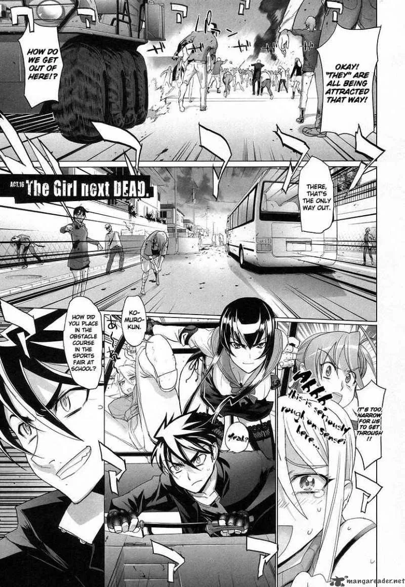 High School of the Dead Chapter 16 page 1