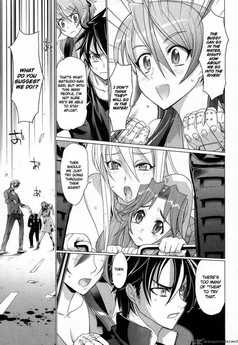 High School of the Dead Chapter 16 page 10