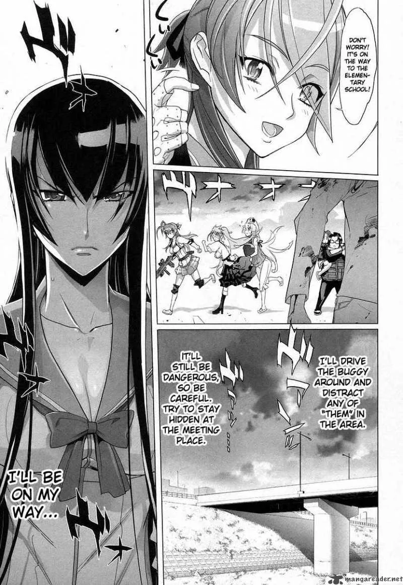 High School of the Dead Chapter 16 page 14