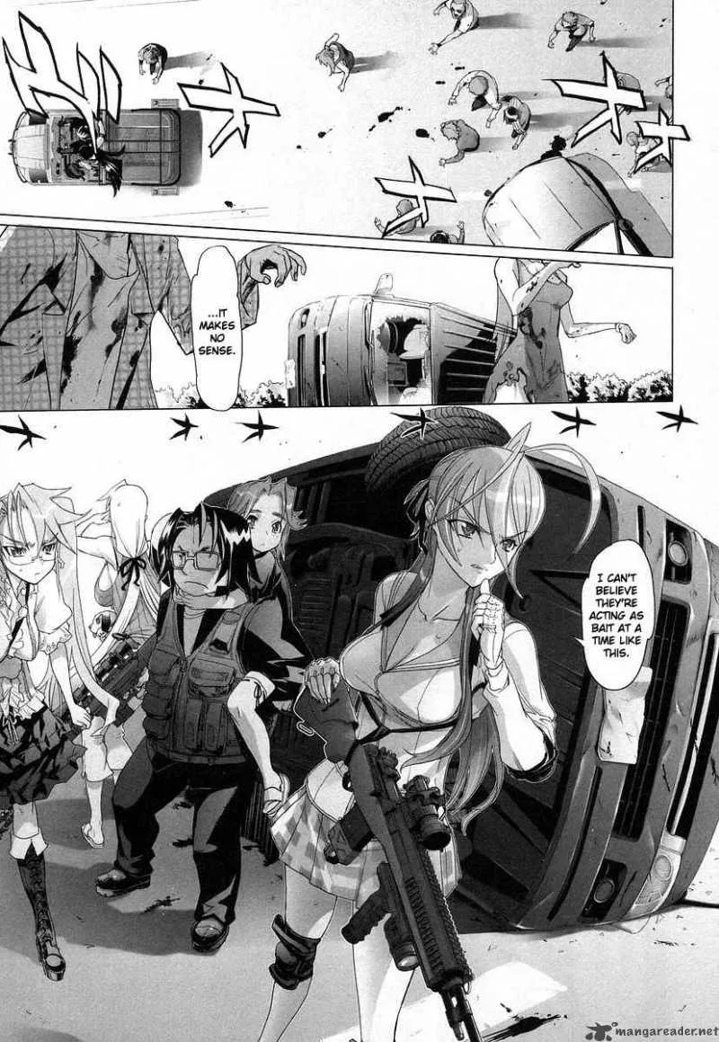 High School of the Dead Chapter 16 page 12