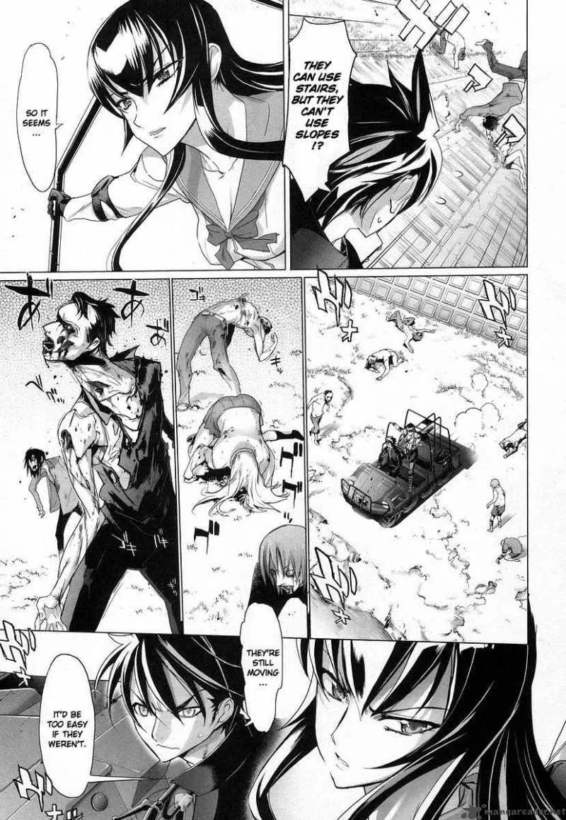 High School of the Dead Chapter 16 page 17
