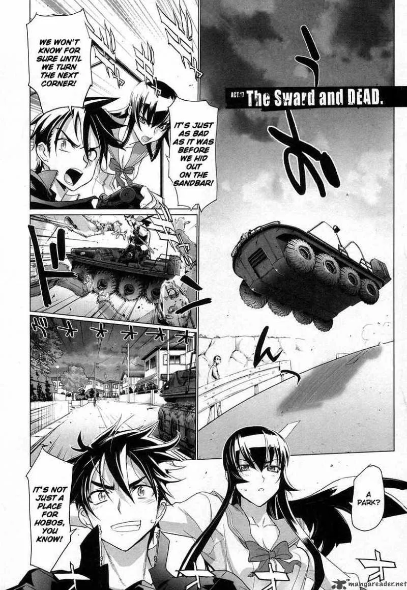 High School of the Dead Chapter 17 page 1