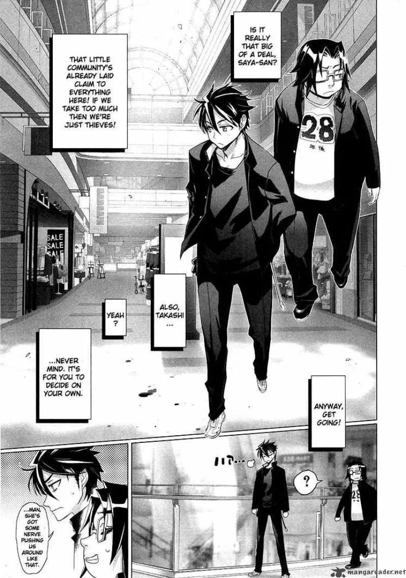 High School of the Dead Chapter 18 page 19