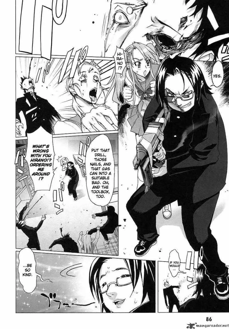 High School of the Dead Chapter 2 page 13