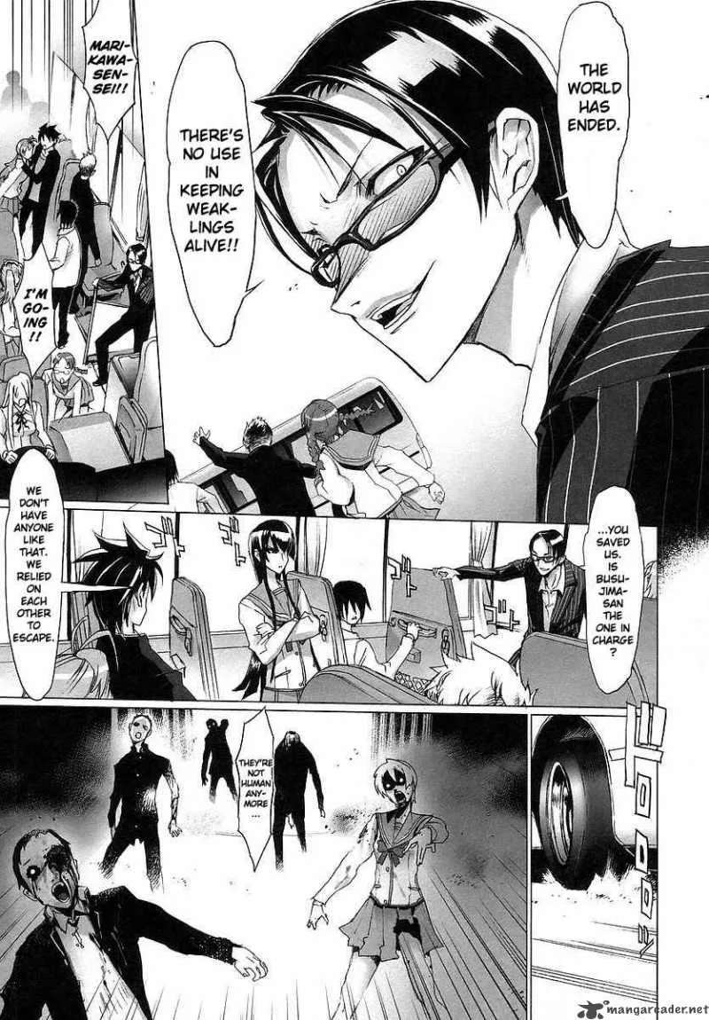 High School of the Dead Chapter 2 page 55