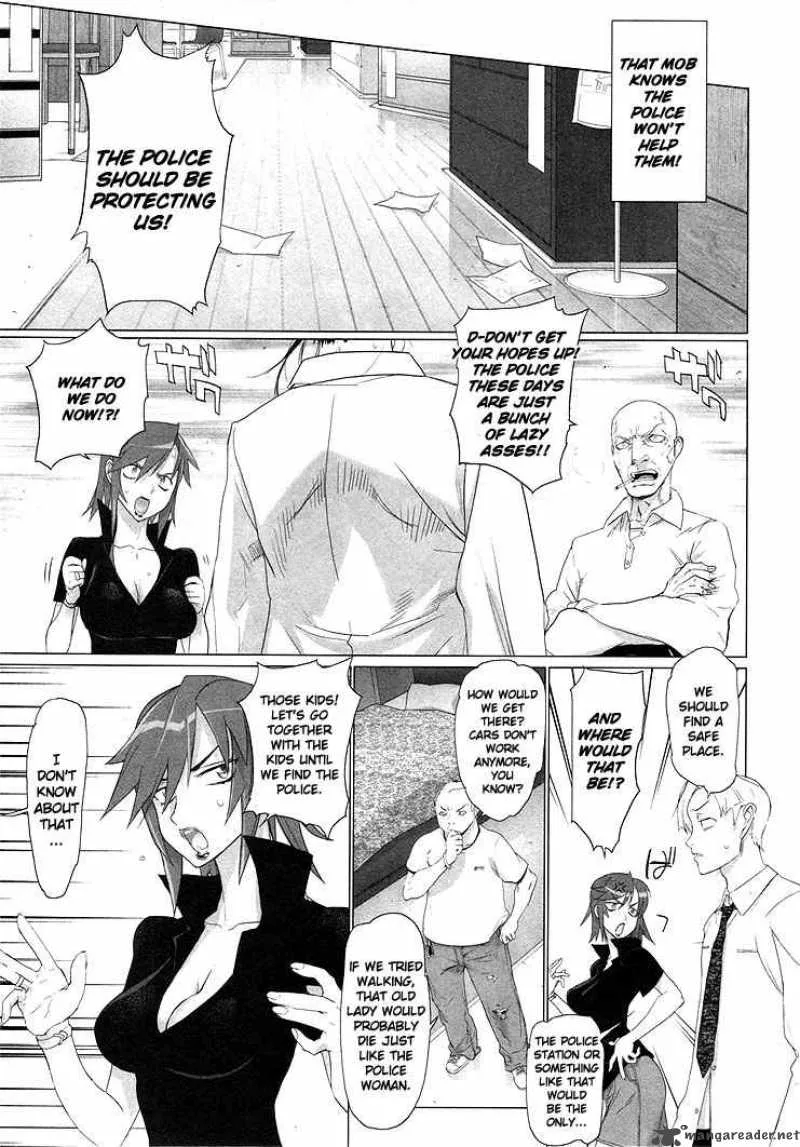 High School of the Dead Chapter 22 page 9