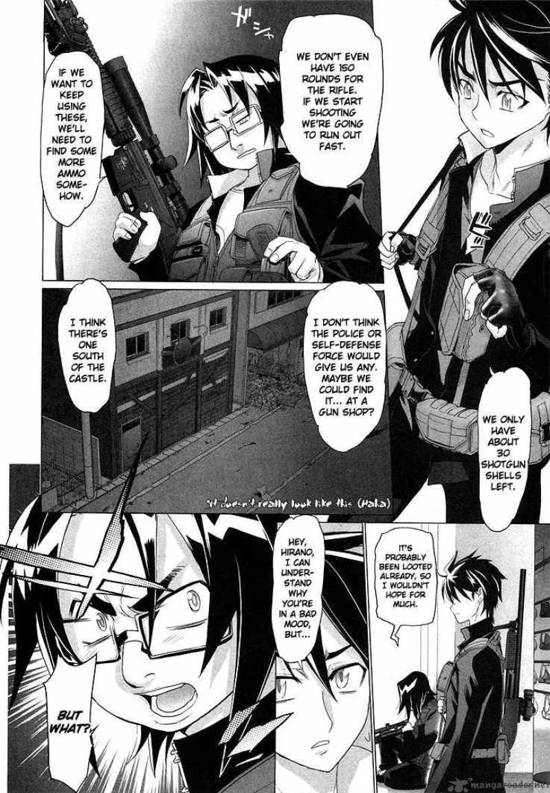 High School of the Dead Chapter 22 page 16