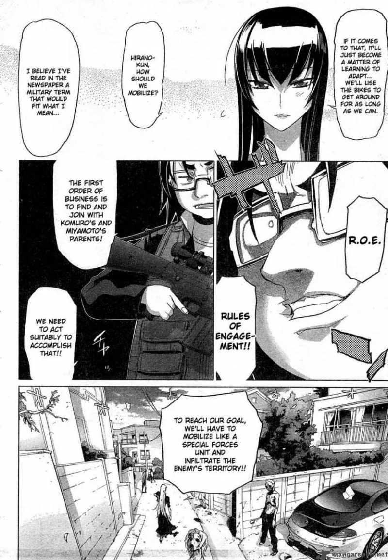 High School of the Dead Chapter 23 page 9